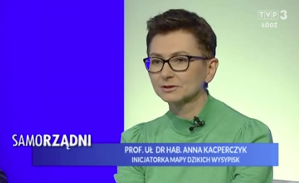 Prof. Anna Kacperczyk w programie TVP 3 Łódź Samorządni