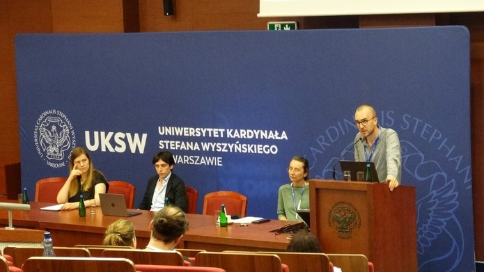 Piotr Statucki presents at the 2025 EUSSSI conference