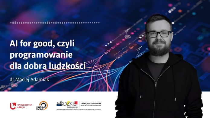 Grafika z podcastu „AI for good, czyli programowanie dla dobra ludzkości”
