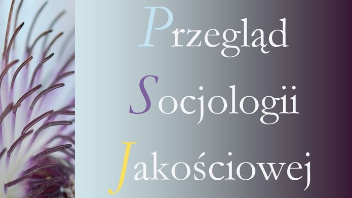 Okładka numeru Przeglądu Socjologii Jakościowej